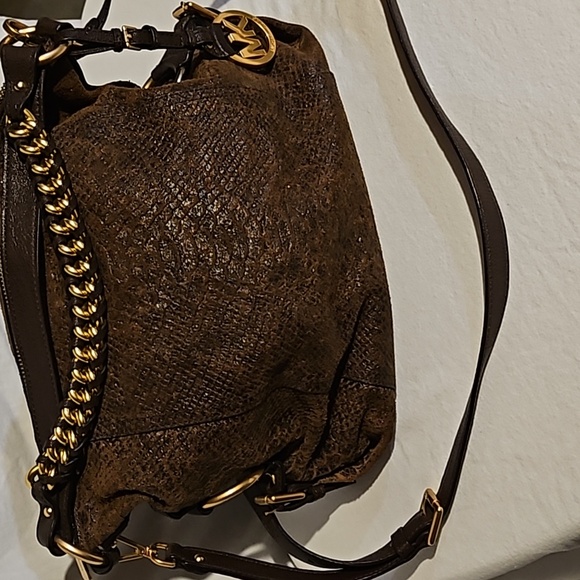 Michael Kors Faux Snakeskin Handbag - Picture 1 of 5